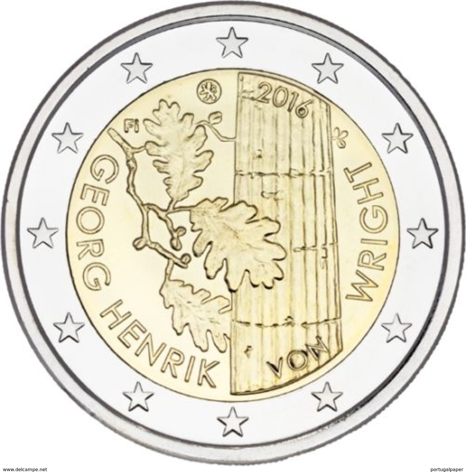 Finlândia 2euro  2016  - Georg Henrik -  UNC - Finlande