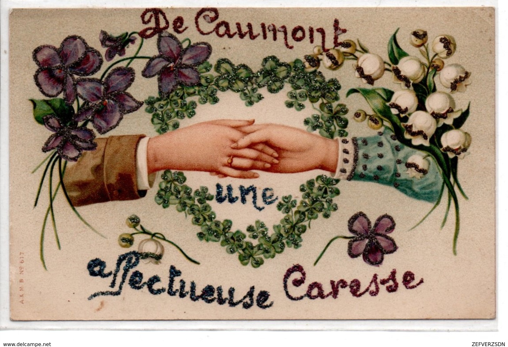 84 CAUMONT SUR DURANCE FANTAISIE VIOLETTES - Caumont Sur Durance