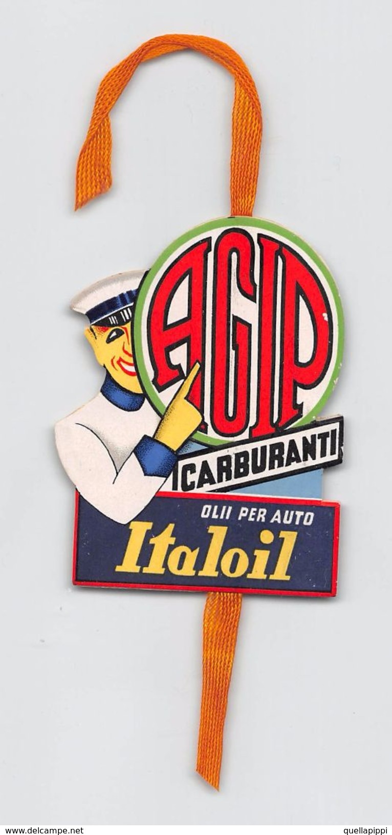 06591 "SEGNALIBRO - AGIP CARBURANTI - OLII PER AUTO ITALOIL" - Segnalibri