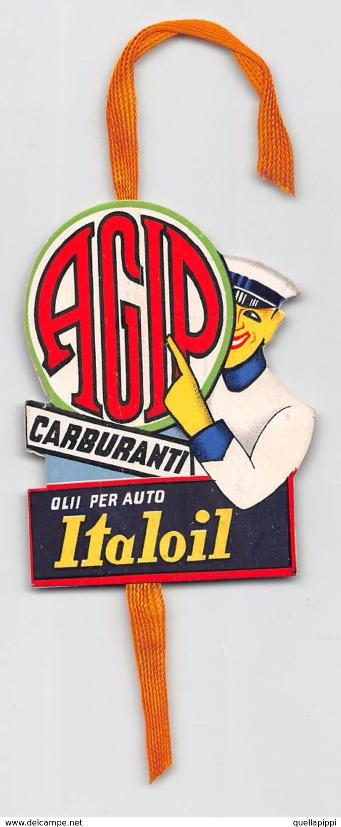 06591 "SEGNALIBRO - AGIP CARBURANTI - OLII PER AUTO ITALOIL" - Segnalibri