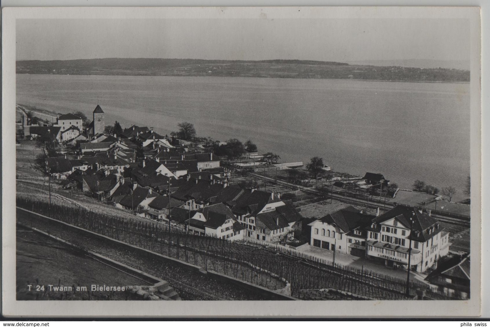 Twann (Bielersee) Douanne - Hotel Bären - Photo: Gerster - Douanne-Daucher