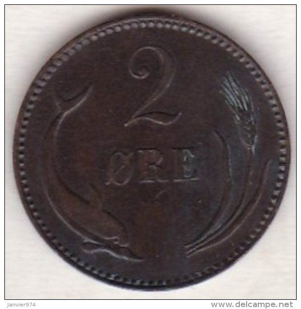 Denmark. 2 ORE 1875 CS . Christian IX. KM# 793.1 - Danemark