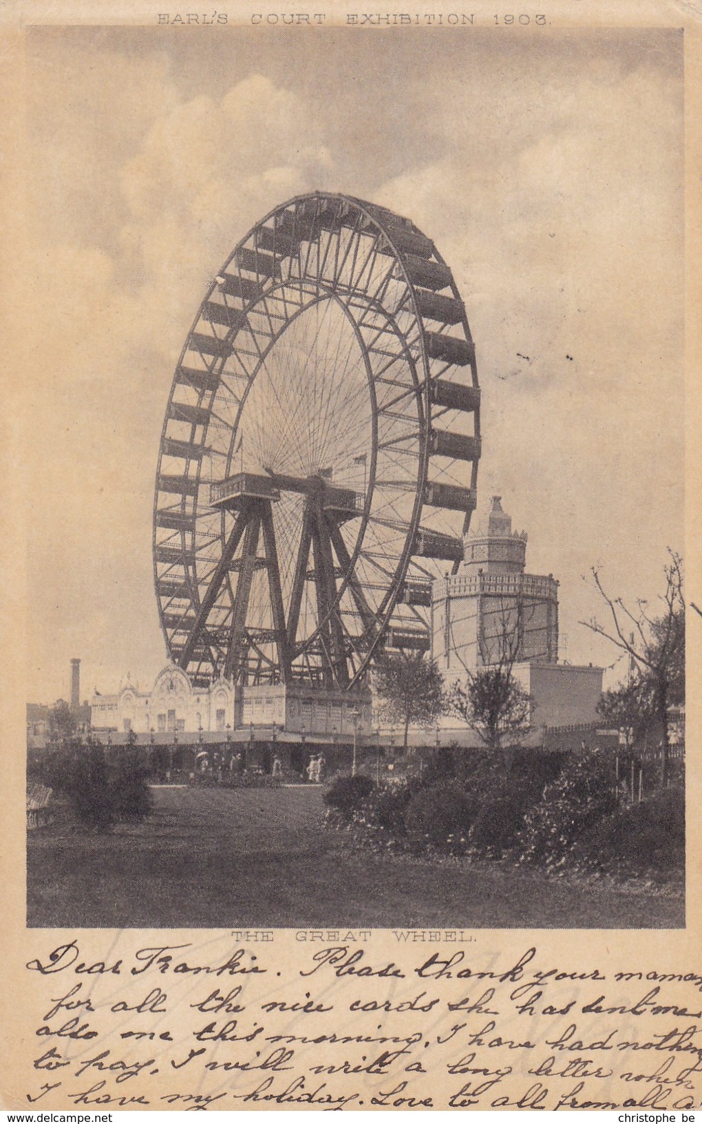 London, Earl's Court Exhibition 1903, Gthe Great Wheel (pk39202) - Other & Unclassified