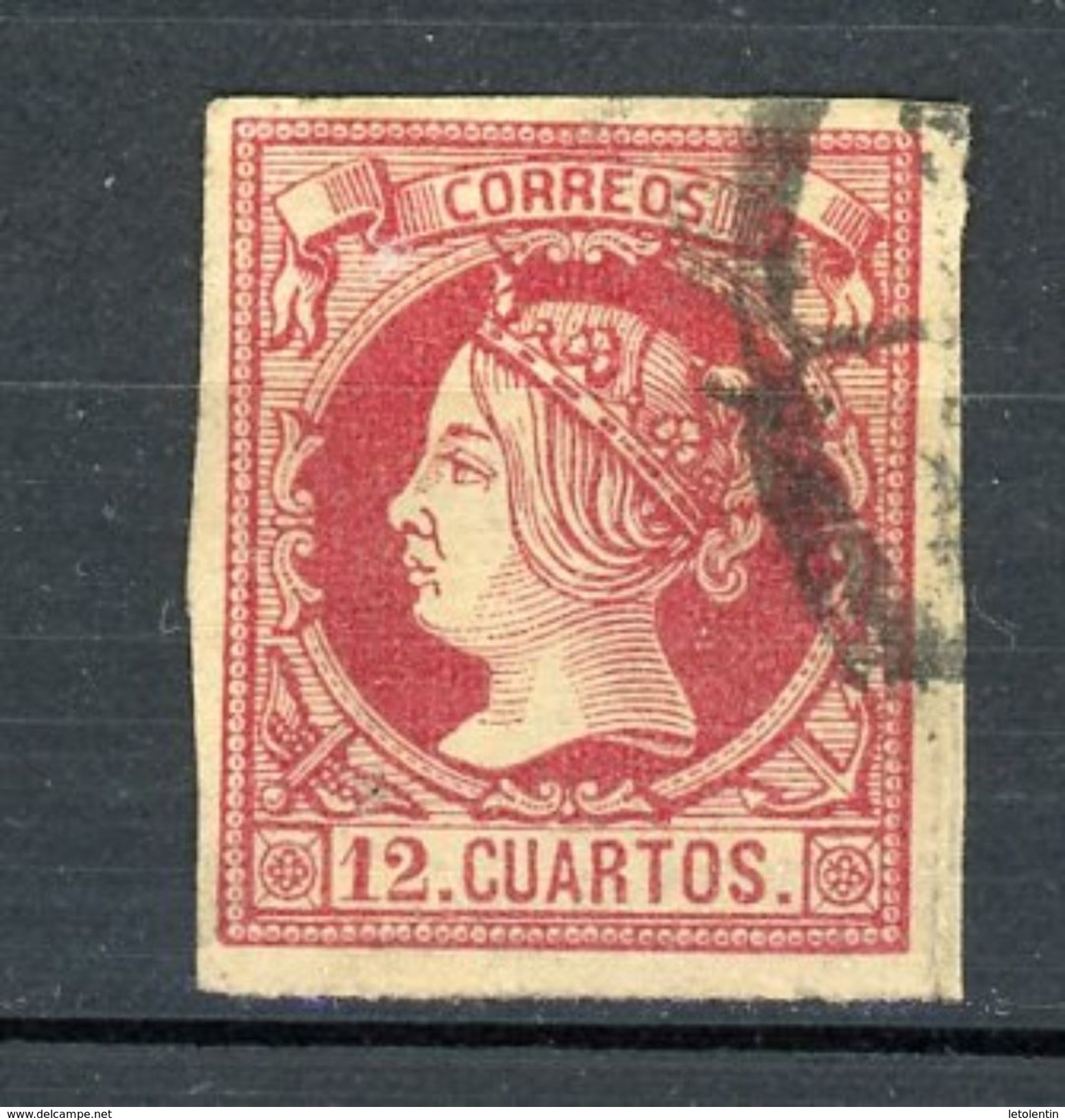 ESPAGNE - ISABELLE II N° Yvert 49 Obli. - Used Stamps