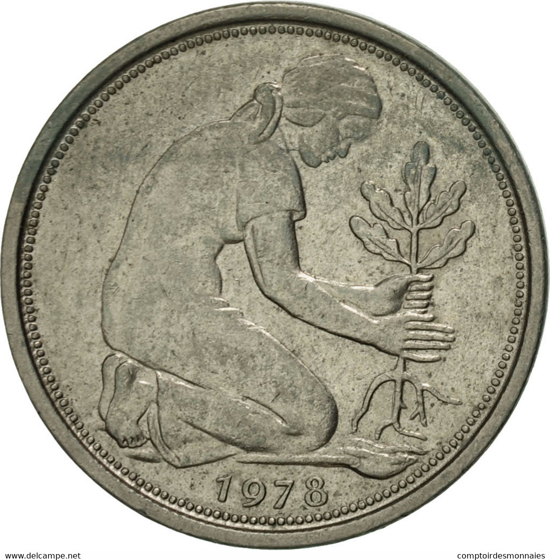 Monnaie, République Fédérale Allemande, 50 Pfennig, 1978, Munich, TTB - 50 Pfennig