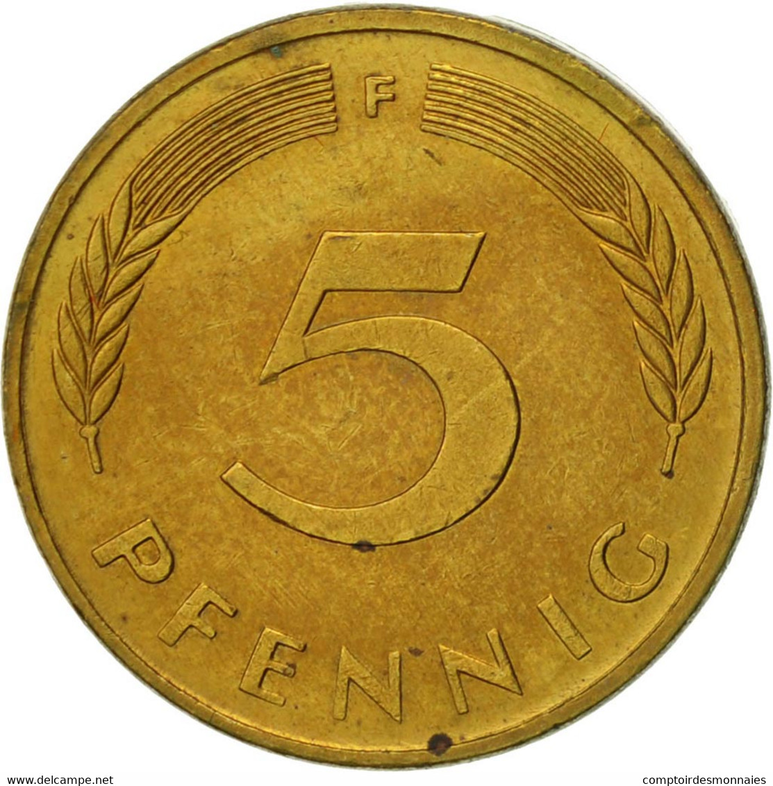 Monnaie, République Fédérale Allemande, 5 Pfennig, 1988, Stuttgart, TTB - 5 Pfennig