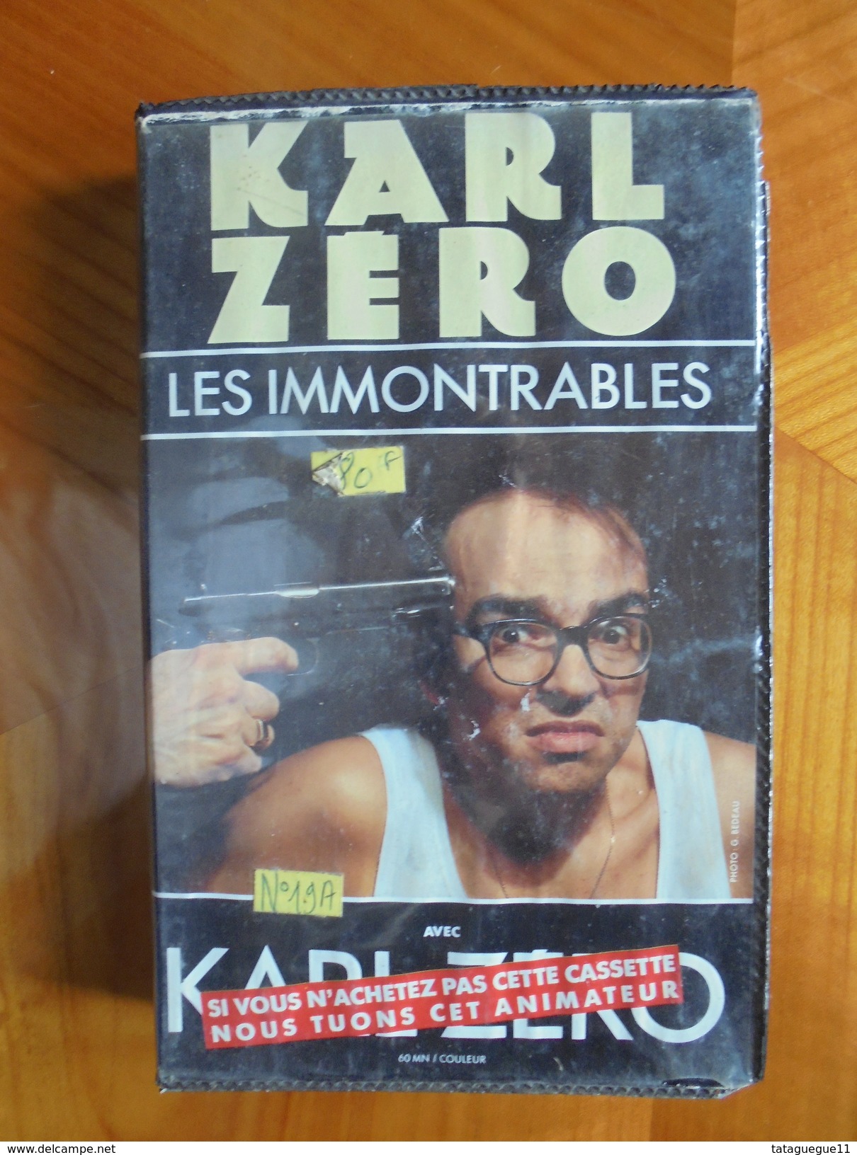 Ancien - Cassette Vidéo KARL ZERO Les Immontrables 1991 - Tv Shows & Series