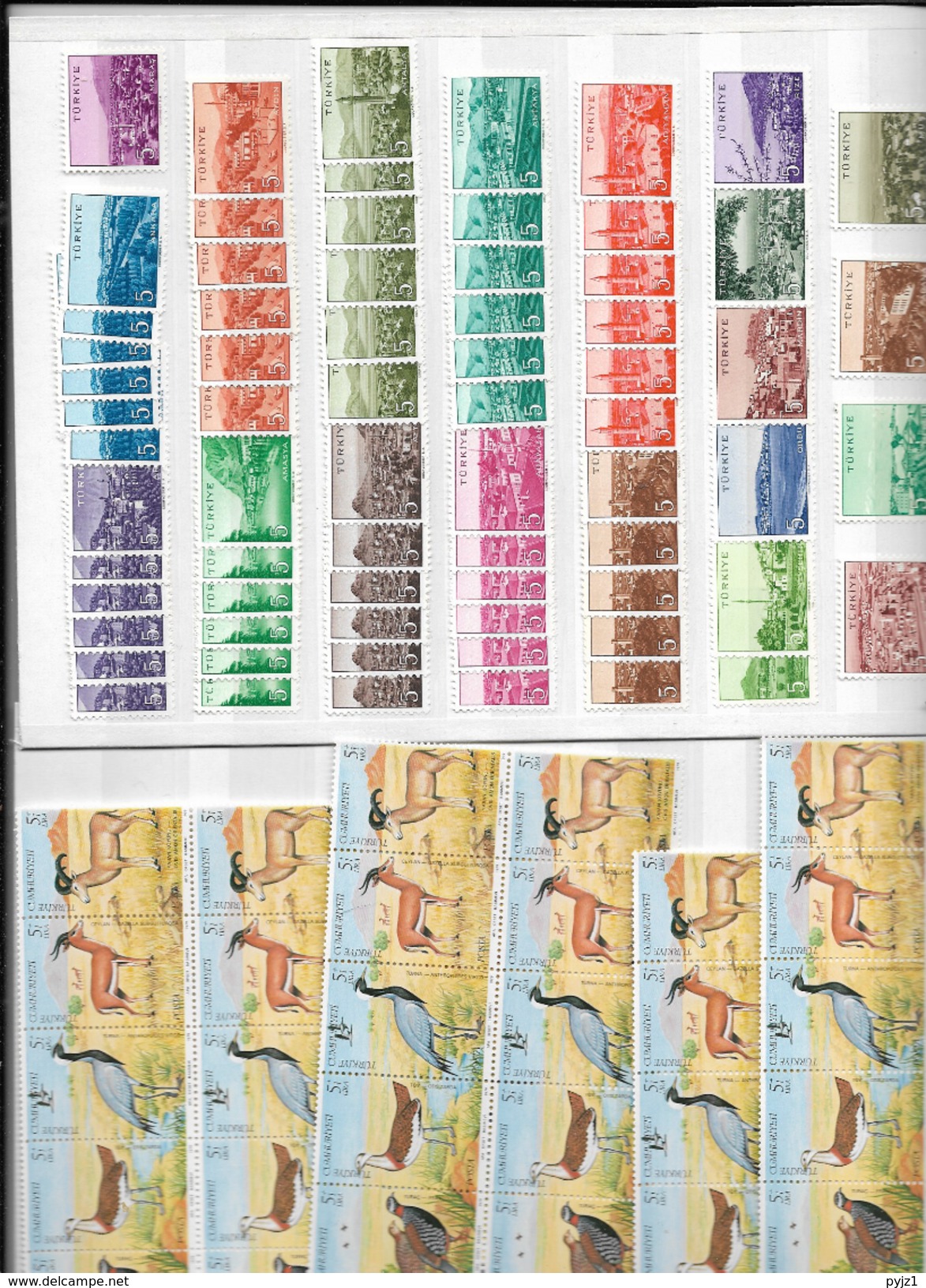 Wholsale Lot 9: Turkey MNH/**/postfris (8 Scans) - Colecciones (sin álbumes)