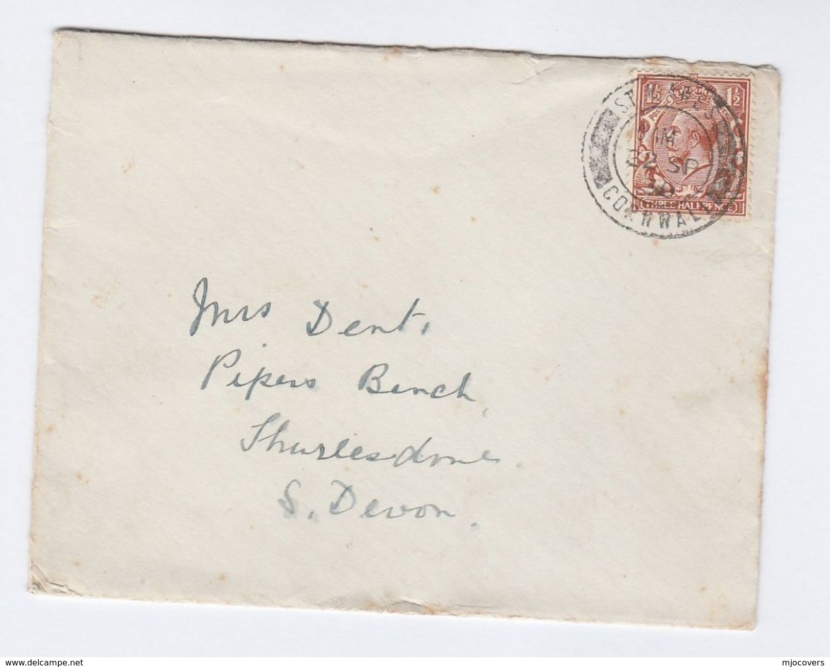 1930 GB Stamps COVER ST MAWES Cds , Gv - Covers & Documents