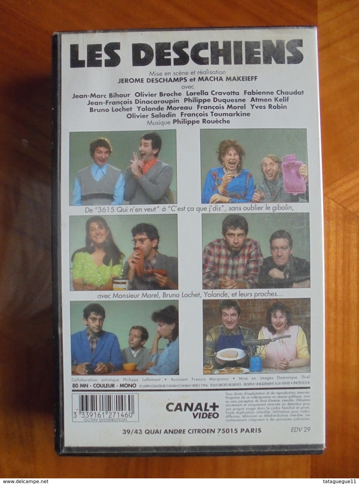 Ancien - Cassette Vidéo LES DESCHIENS 1994 - TV-Serien