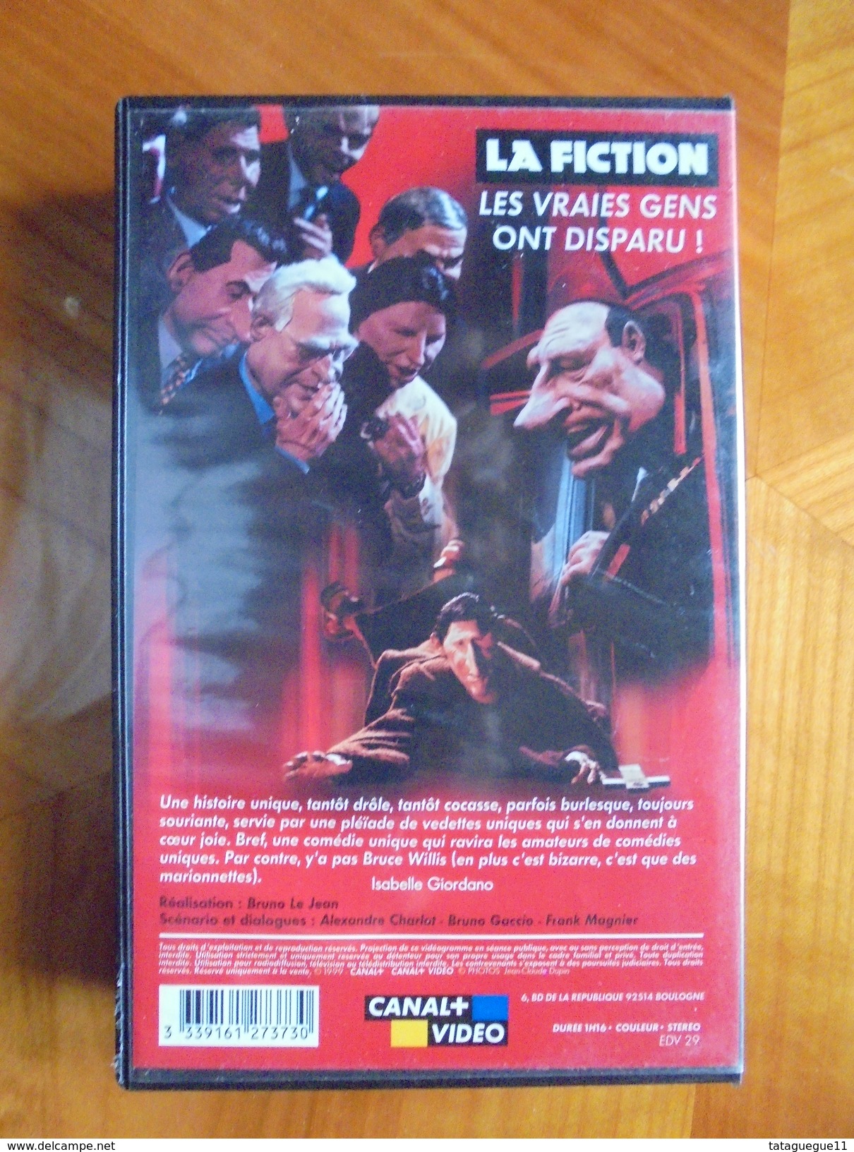 Ancien - Cassette Vidéo LES GUIGNOLS DE L'INFO La Fiction 1999 - Serie E Programmi TV
