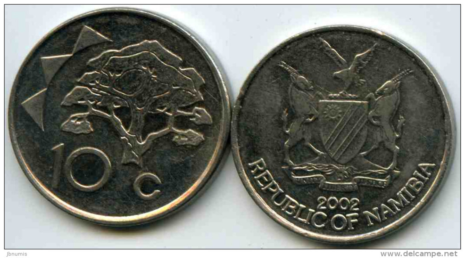 Namibie Namibia 10 Cents 2002 KM 2 - Namibie