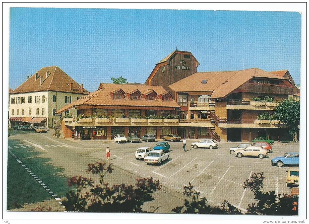 CP LA ROCHE SUR FORON, AUTOS VOITURES, CITROEN 2CV , GS, RENAULT 5 R5, MAISON DU PAYS ROCHOIS, HAUTE SAVOIE 74 - La Roche-sur-Foron