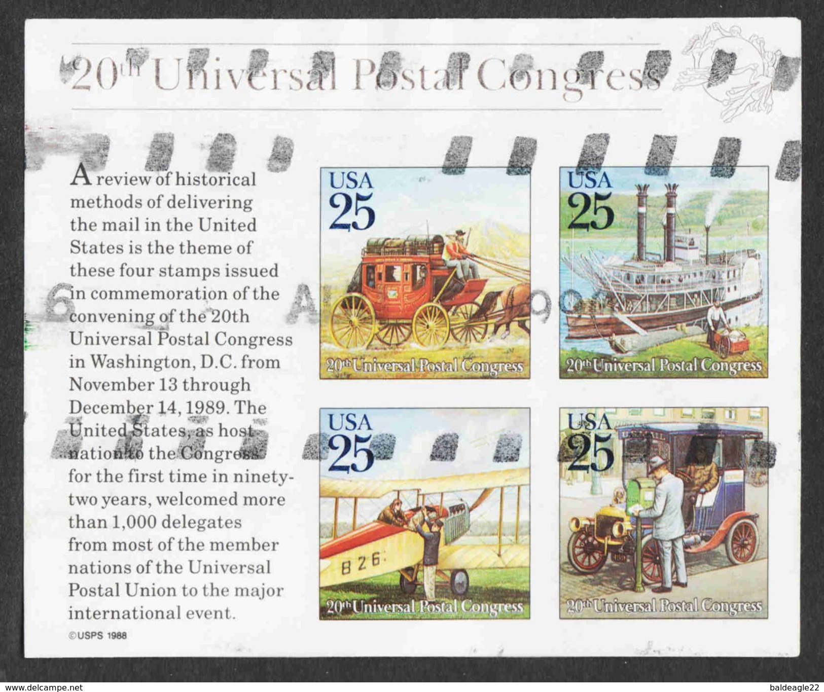 United States - Scott #2438 Used - Sheet - Blocks & Sheetlets