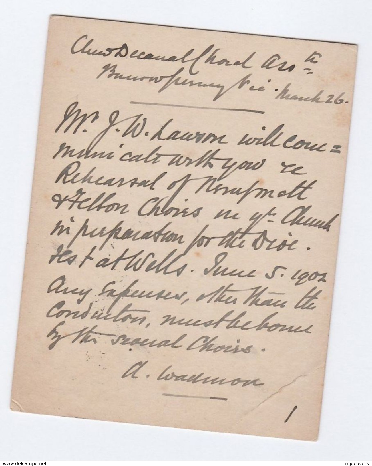 1902 Bristol GB Postal STATIONERY CARD To NEMPNETT RECTORY Chew Stole Bristol, Stamps Evii E7 Cover - Stamped Stationery, Airletters & Aerogrammes