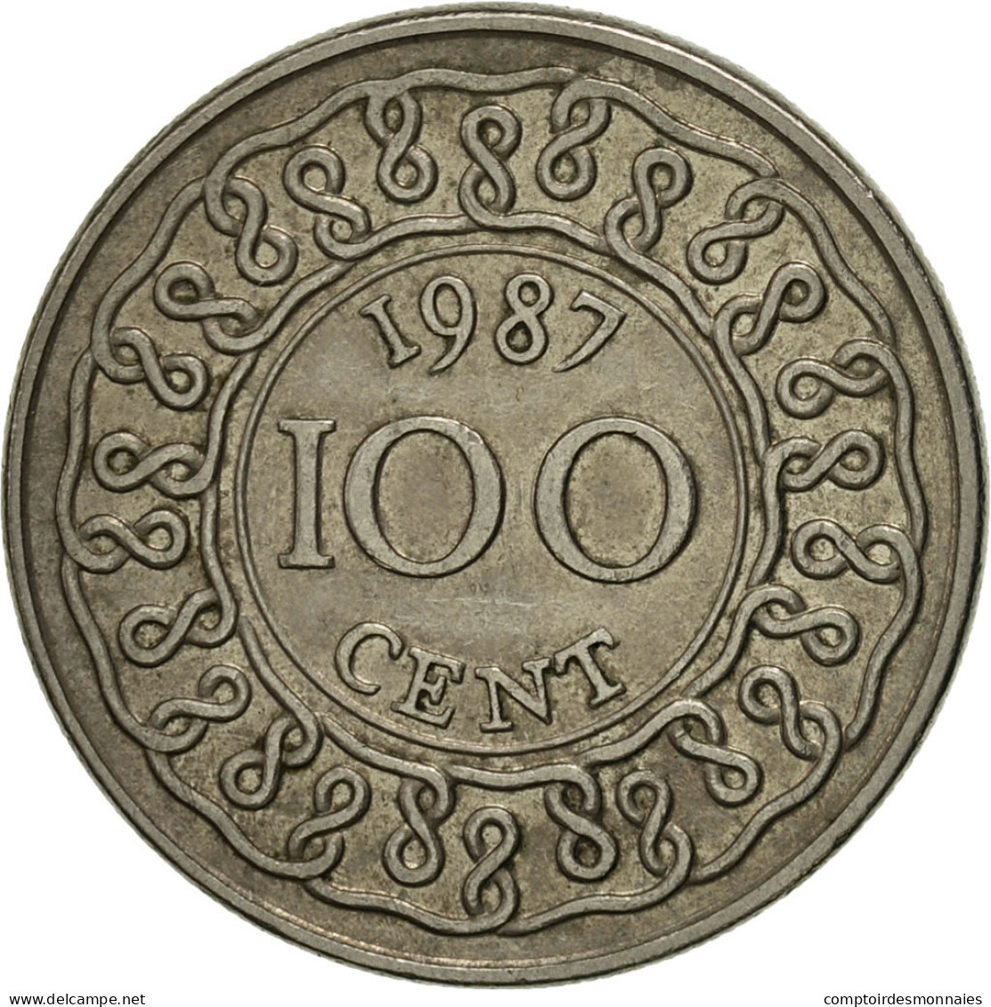Monnaie, Surinam, 100 Cents, 1987, SUP, Copper-nickel, KM:23 - Surinam 1975 - ...
