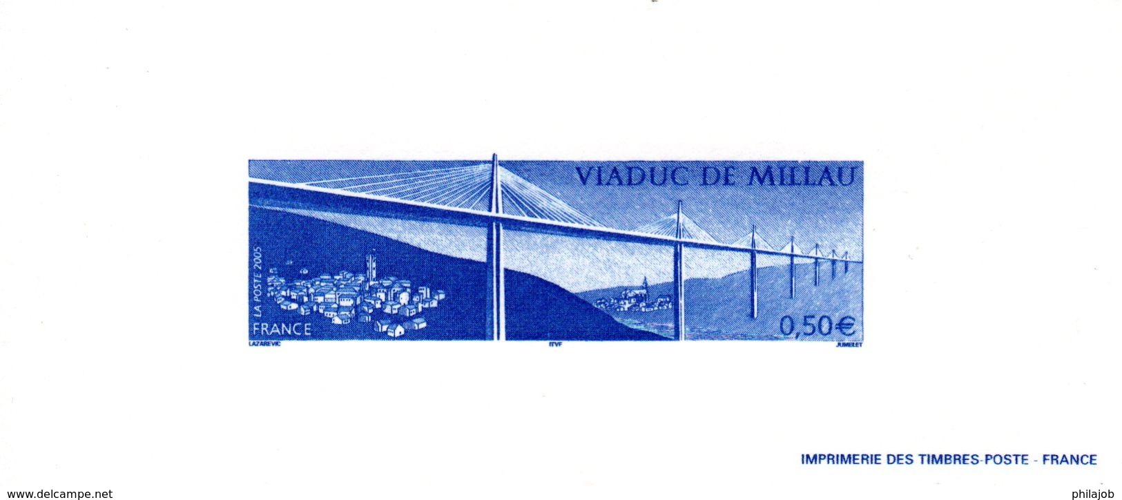 FRANCE 2004 : LOT " VIADUC DE MILLAU ". N° YT 3730. Voir Les 4 Scans. - Ponti