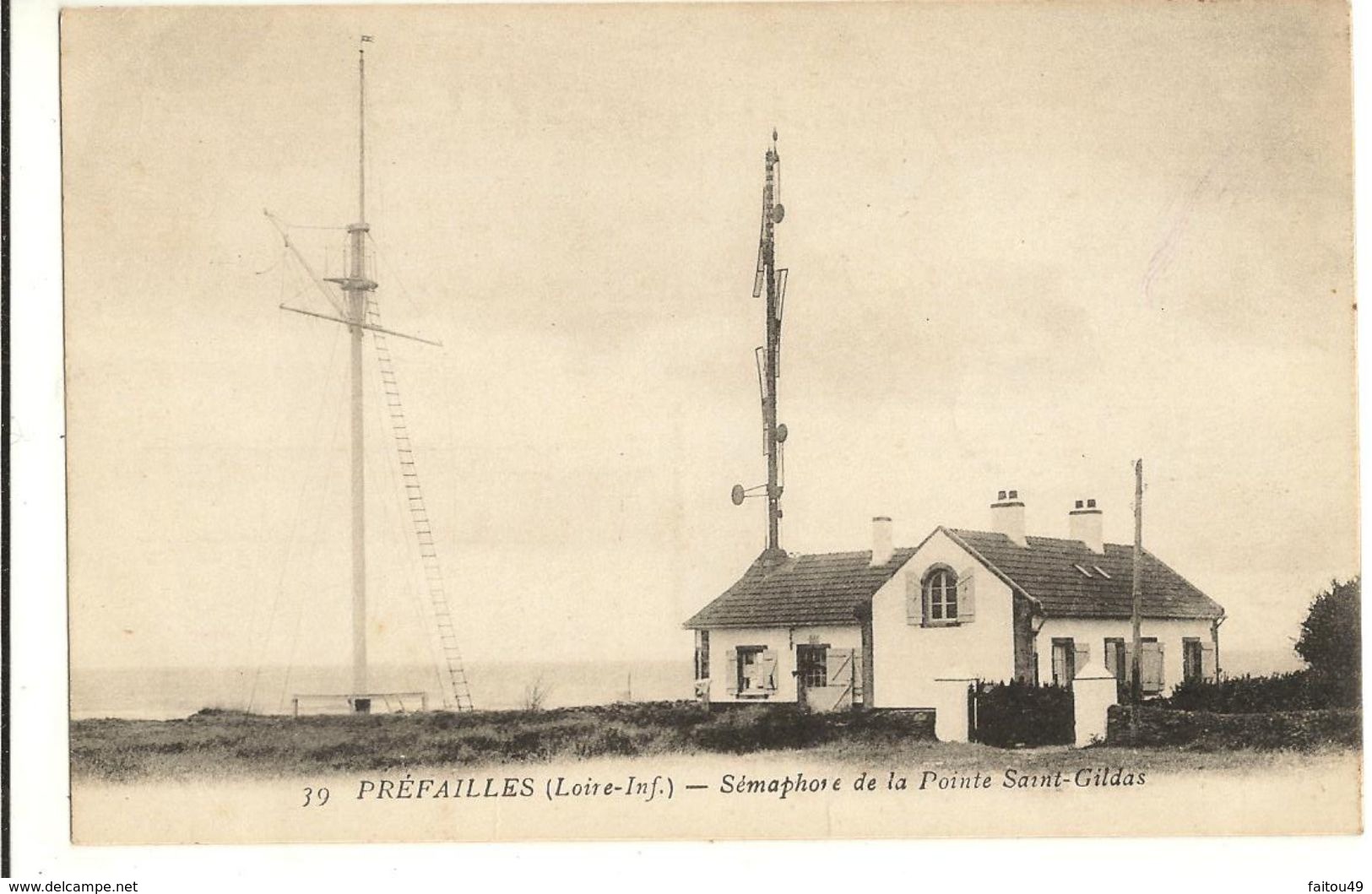 44 - PREFAILLES - Sémaphore De La Pointe Saint Gildas 12 - Préfailles