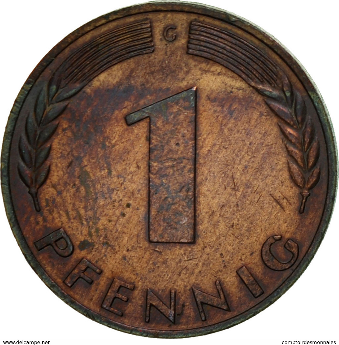 Monnaie, République Fédérale Allemande, Pfennig, 1966, Karlsruhe, TTB, Copper - 1 Pfennig