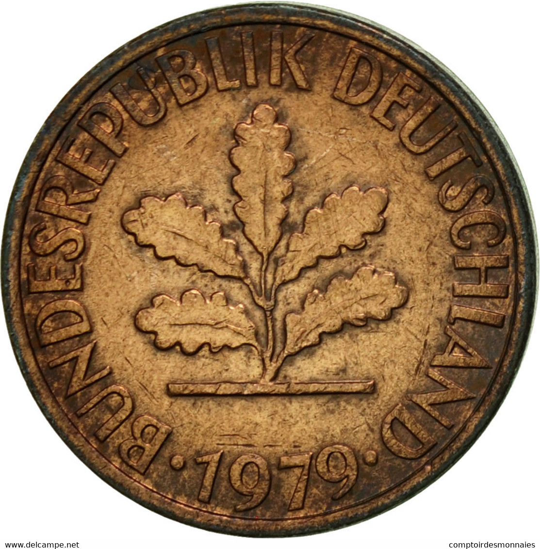 Monnaie, République Fédérale Allemande, Pfennig, 1979, Munich, TTB, Copper - 1 Pfennig
