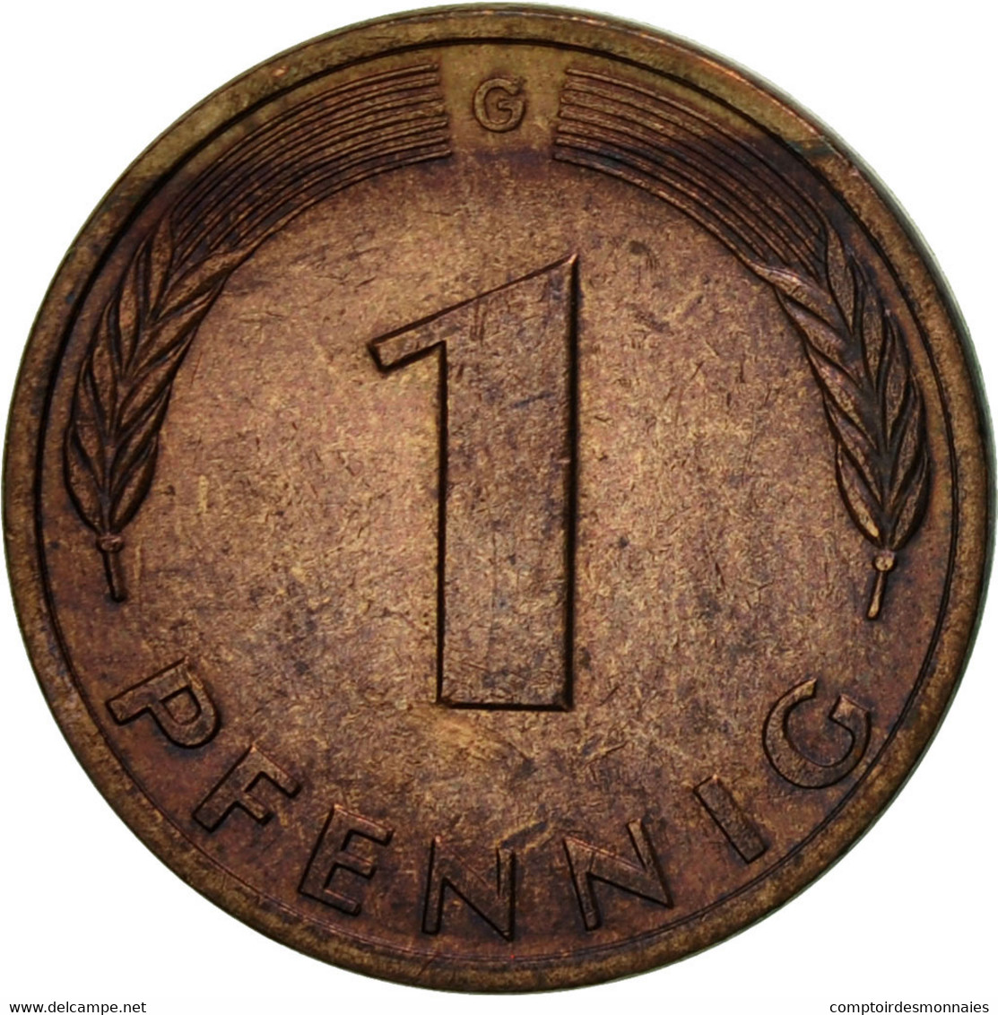 Monnaie, République Fédérale Allemande, Pfennig, 1979, Karlsruhe, TTB, Copper - 1 Pfennig