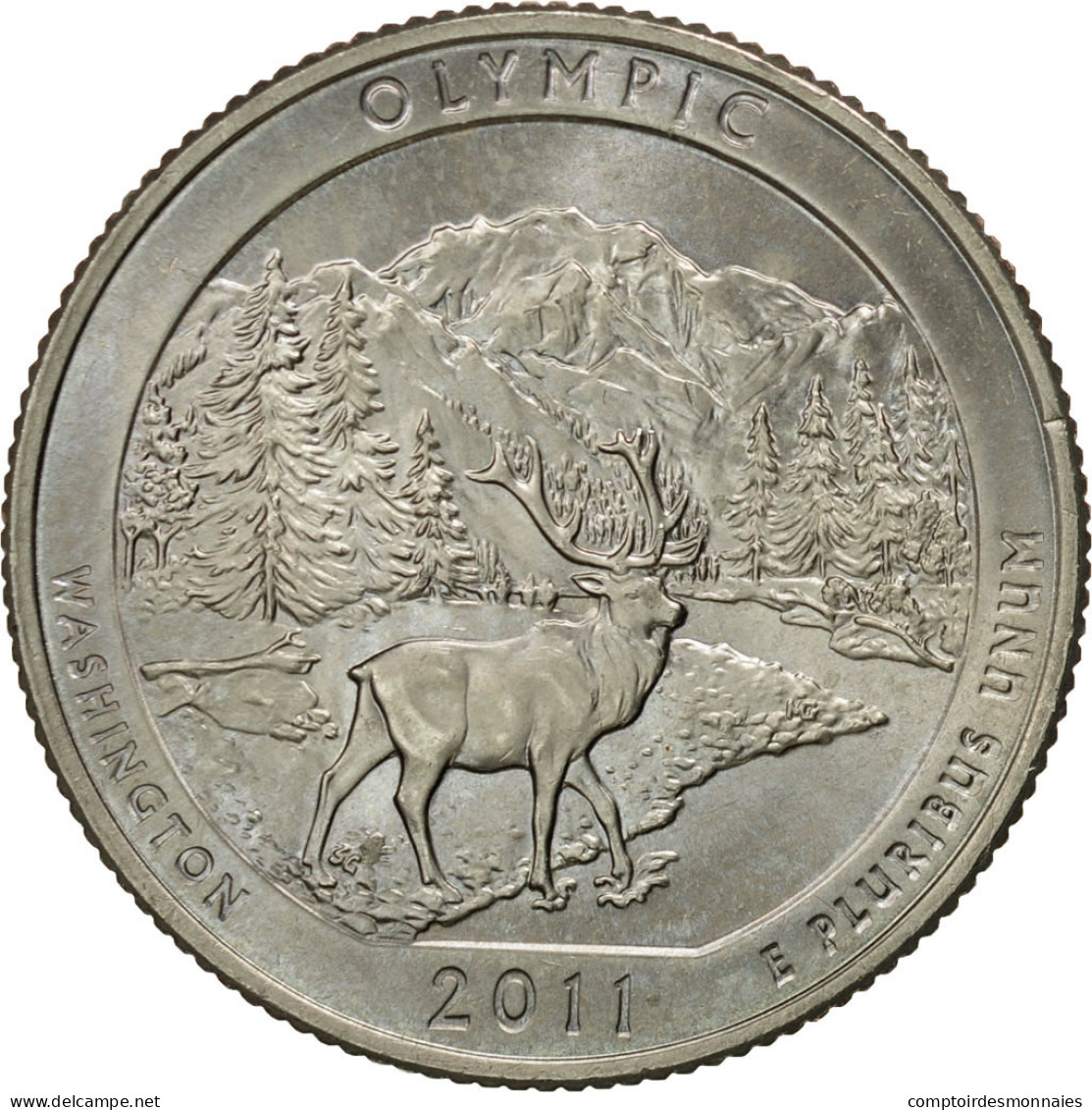 Monnaie, États-Unis, Quarter, 2011, U.S. Mint, Denver, SUP+, Copper-Nickel Clad - 2010-...: National Parks