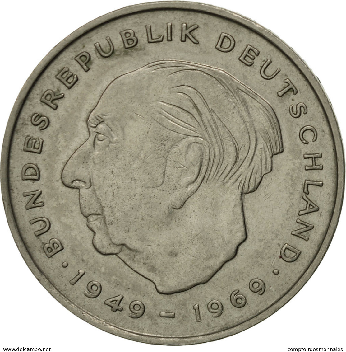 Monnaie, République Fédérale Allemande, 2 Mark, 1972, Munich, TTB+ - 2 Mark