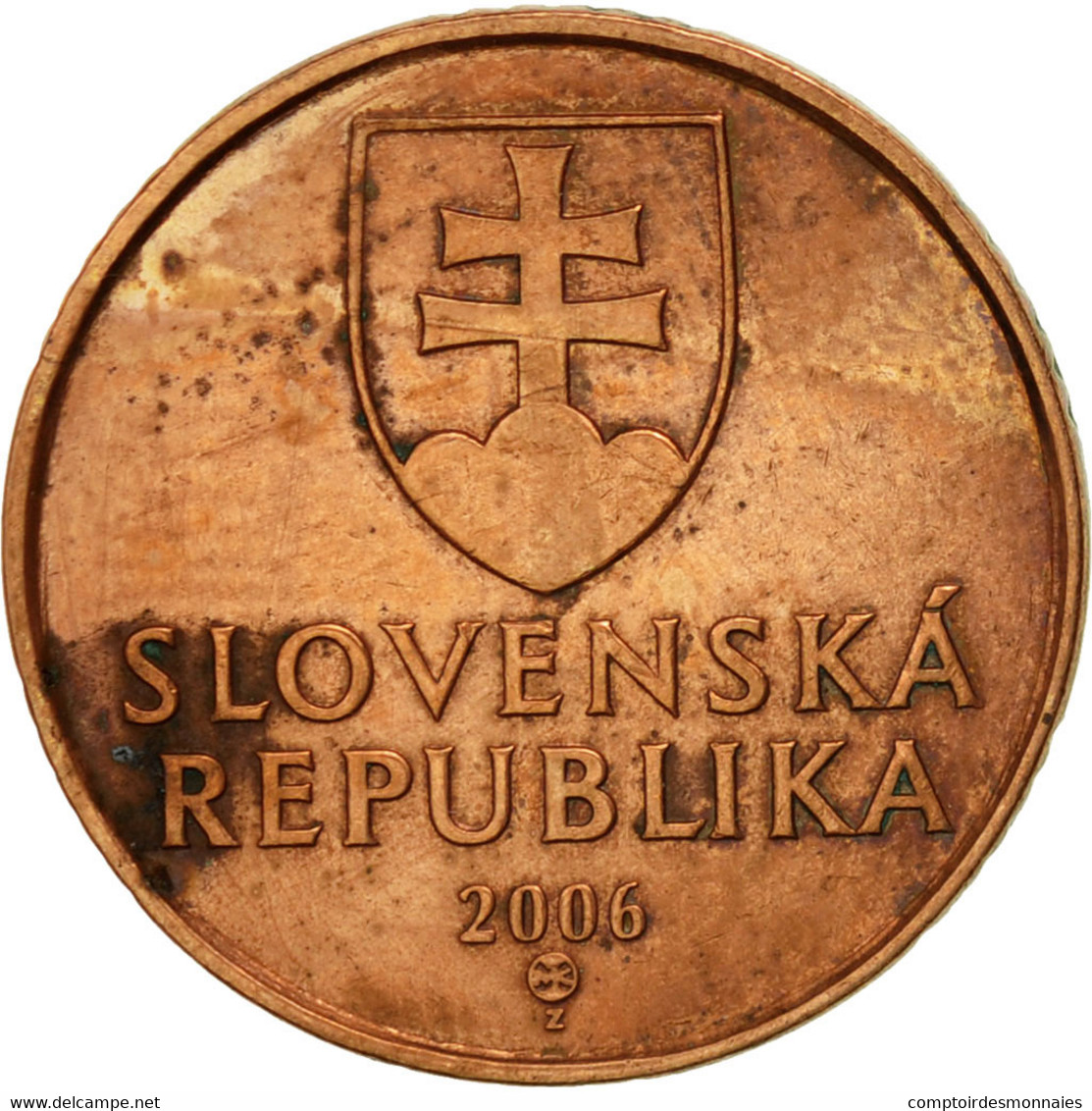 Monnaie, Slovaquie, 50 Halierov, 2006, TTB, Copper Plated Steel, KM:35 - Slowakei