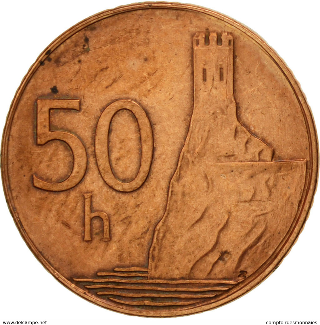 Monnaie, Slovaquie, 50 Halierov, 2006, TTB, Copper Plated Steel, KM:35 - Slovaquie