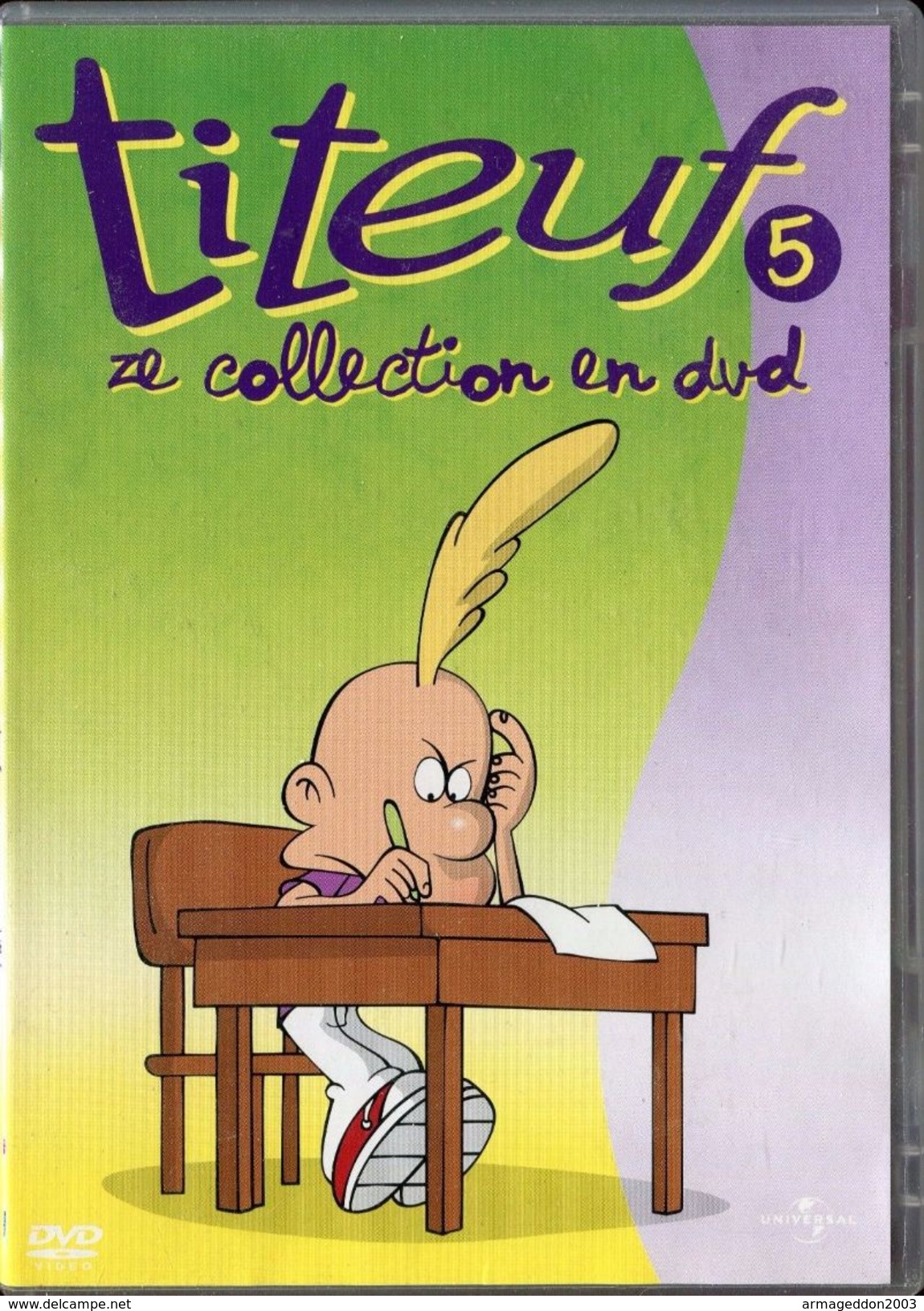 DVD TITEUF N°5 / 6 EPISODES / 42 MINUTES - TBE - Dessin Animé