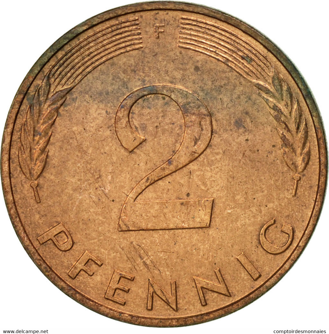 Monnaie, République Fédérale Allemande, 2 Pfennig, 1981, Stuttgart, TTB - 2 Pfennig