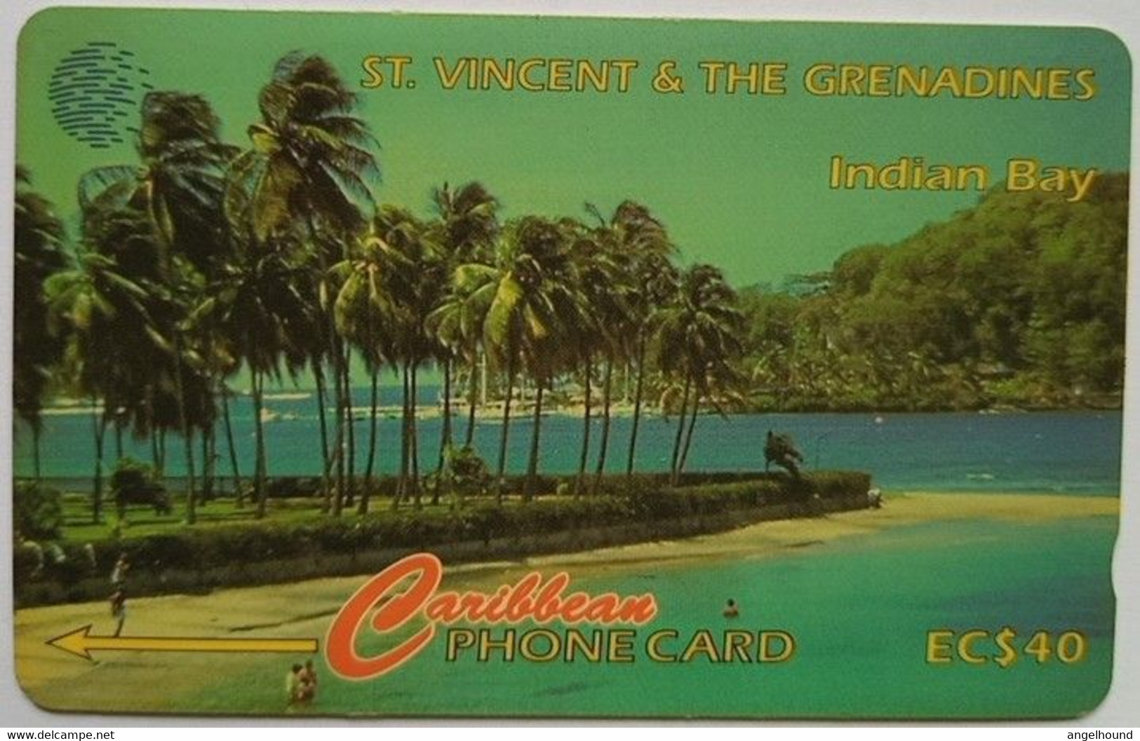 St. Vincent And Grenadines Cable And Wireless 142CSVA  EC$40 " Indian Bay " - Saint-Vincent-et-les-Grenadines