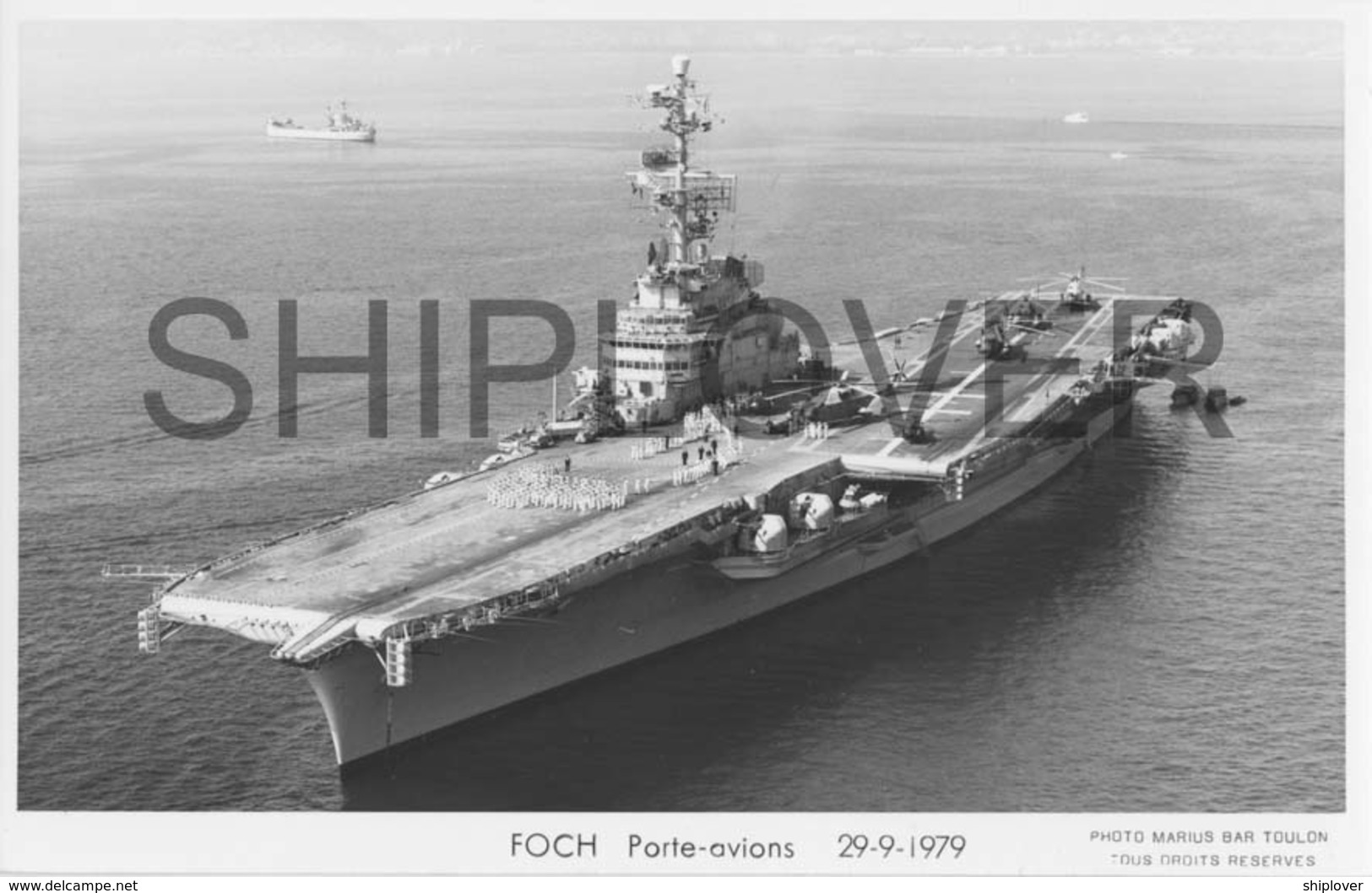 Porte-avions FOCH (Marine Nationale) - Carte Photo éditions Marius Bar - Bateau/ship/schiff - Krieg