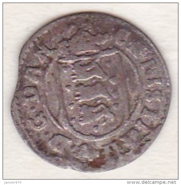 Denmark . 2 Skilling 1677, Christian V , En Argent, KM# 358 - Danemark