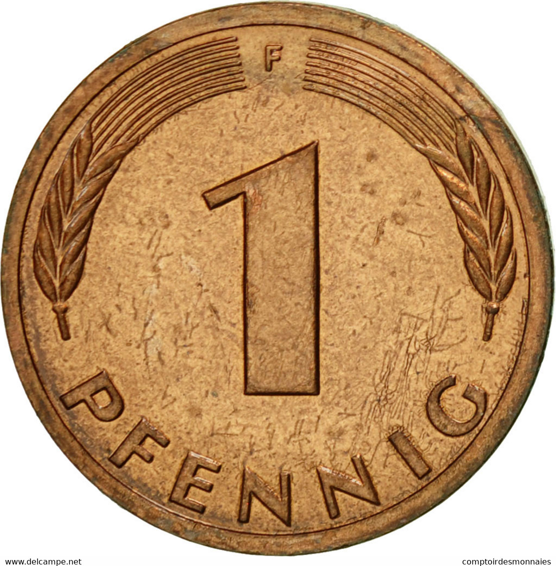 Monnaie, République Fédérale Allemande, Pfennig, 1984, Stuttgart, TTB, Copper - 1 Pfennig