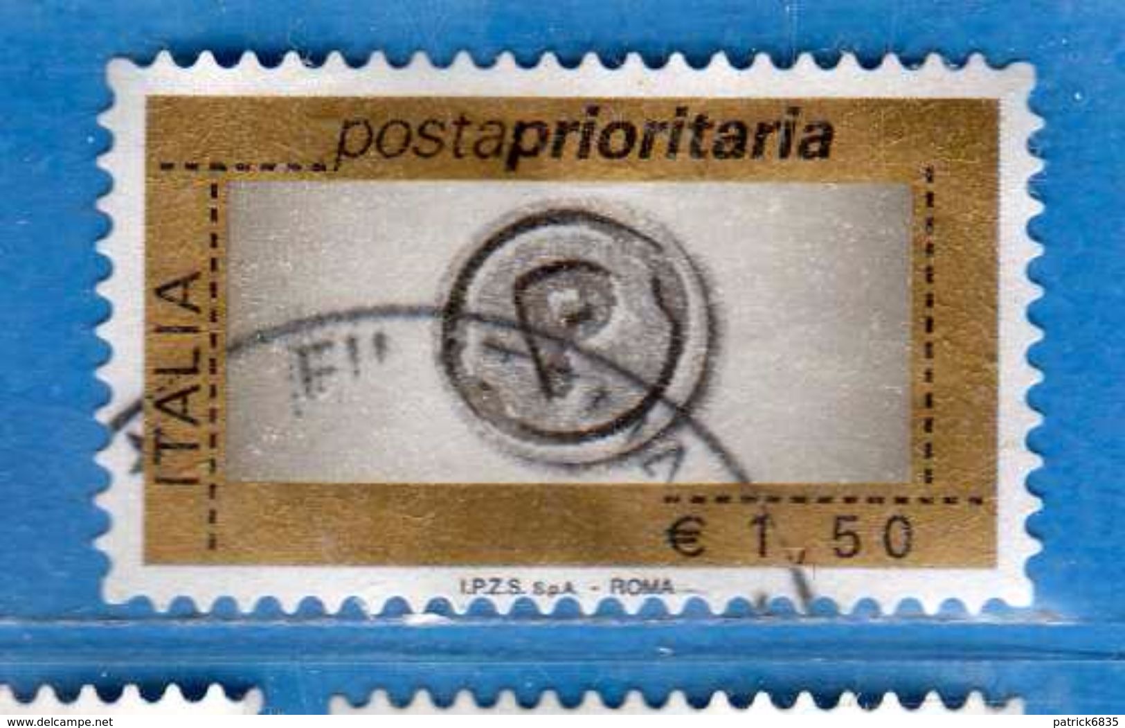 Italia - 2007 -- Posta Prioritaria Val. &euro; 1,50 Cat. N° 3055   Usato.  Vedi Descrizione. - 2001-10: Usati