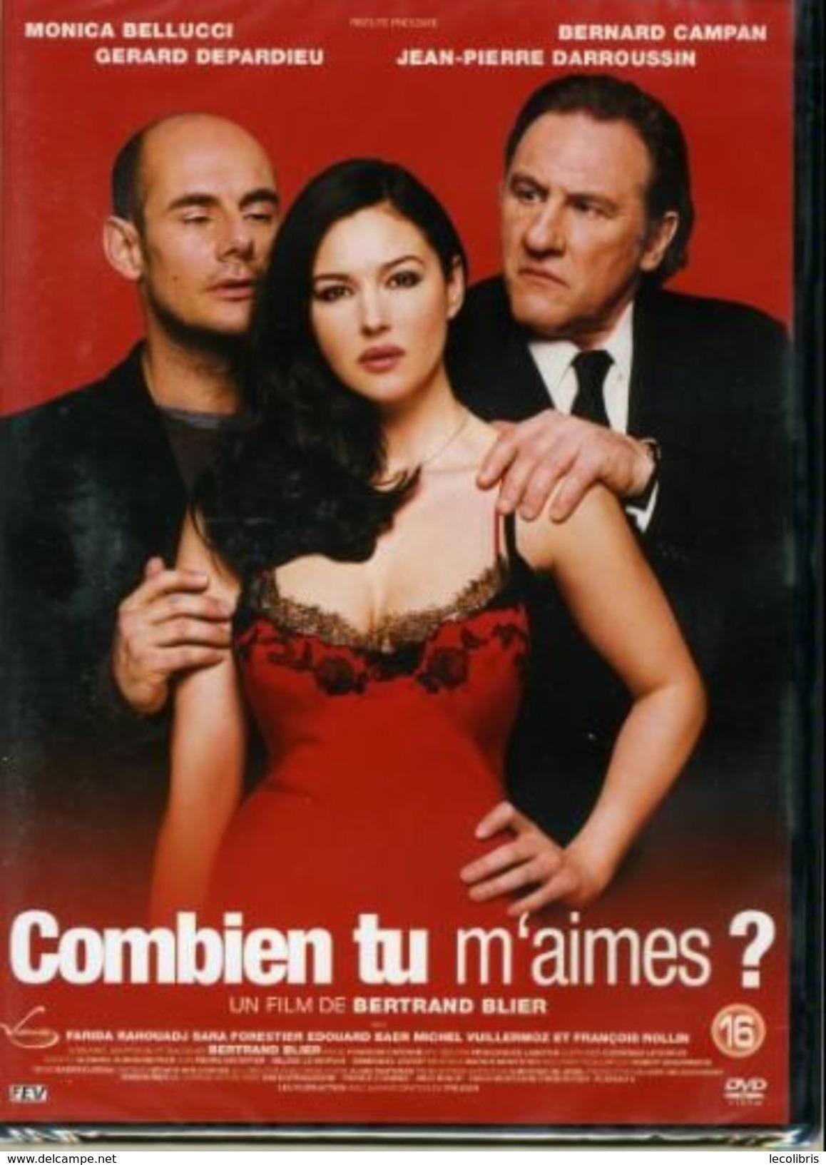 COMBIEN TU M AIMES  °°°° MONICA BELLUCCI GERARD DEÄRDIEU BERNARD CAMPAN J PIERRE DARINSSIN - Drama