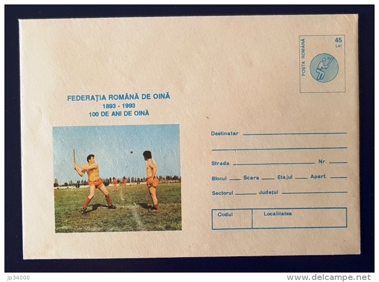 ROUMANIE Cricket,  ENTIER POSTAL Neuf Emis En 1994 - Cricket