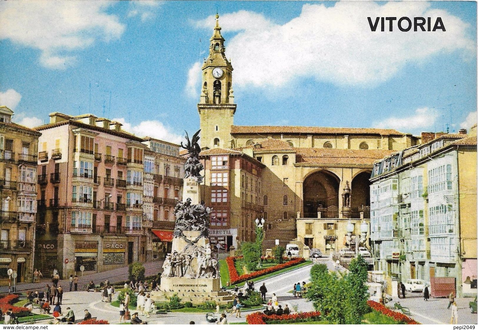 A838 - POSTAL - VITORIA - PLAZA DE LA VIRGEN BLANCA - Álava (Vitoria)