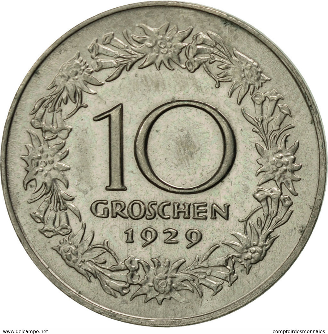 Monnaie, Autriche, 10 Groschen, 1929, SUP, Copper-nickel, KM:2838 - Autriche