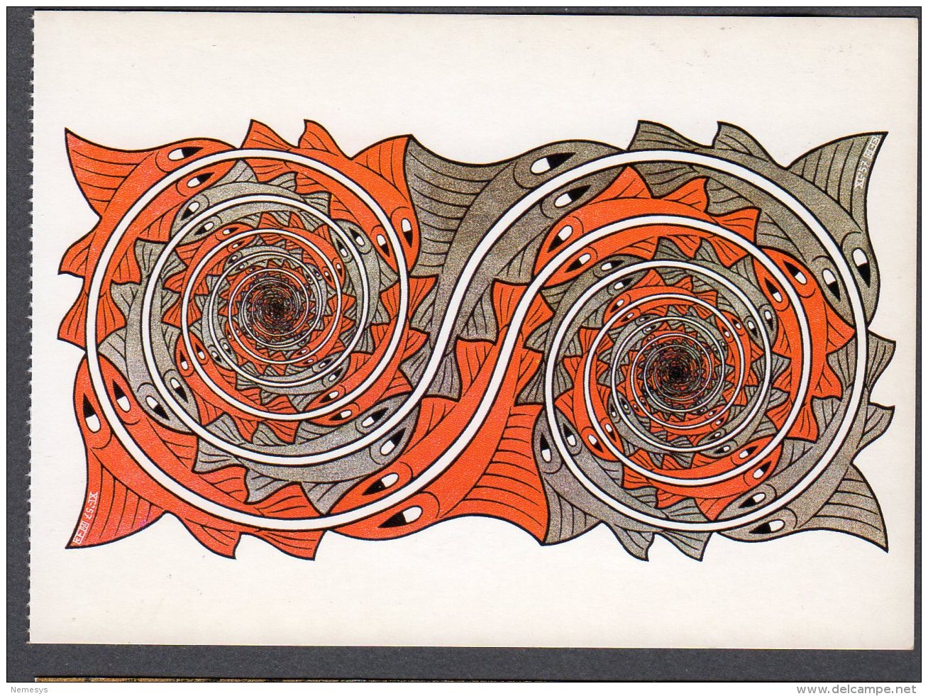 Maurits Cornelis ESCHER - Whirpools 1957 - SEE SCAN - Altri & Non Classificati