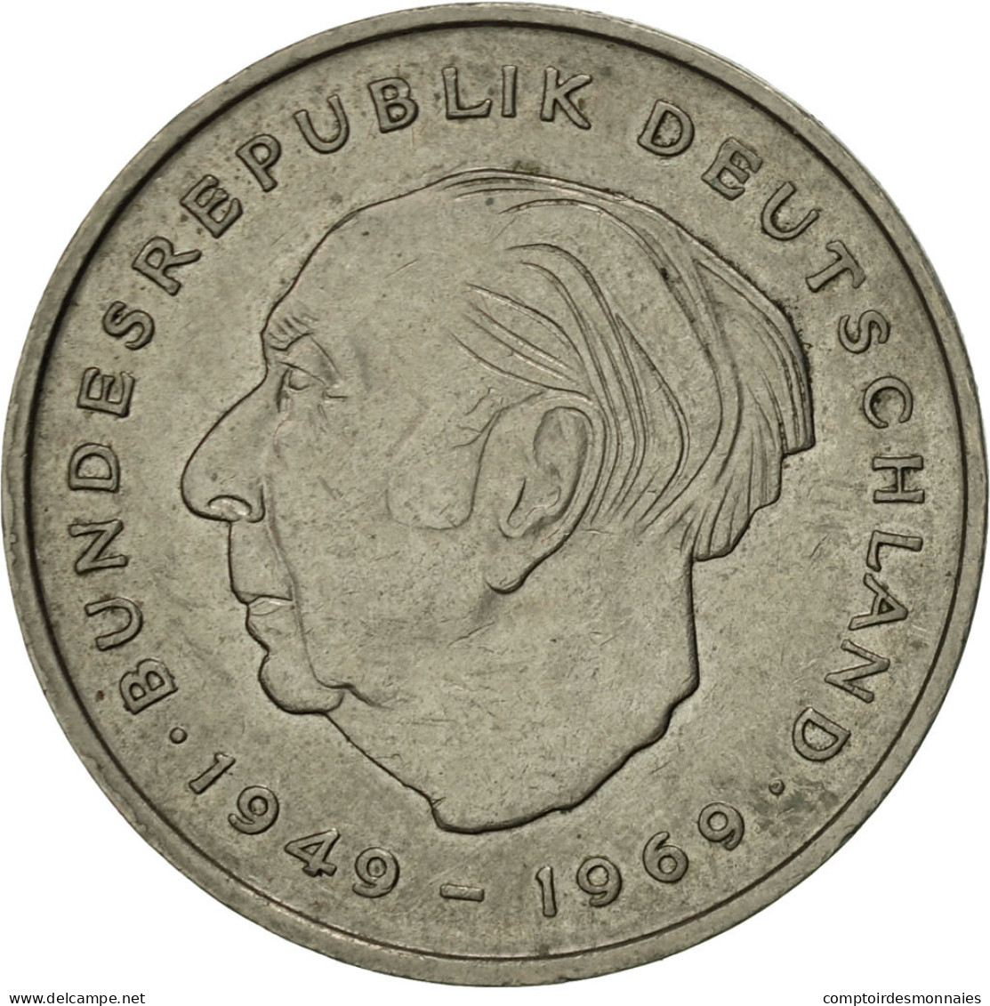 Monnaie, République Fédérale Allemande, 2 Mark, 1973, Karlsruhe, TTB+ - 2 Mark