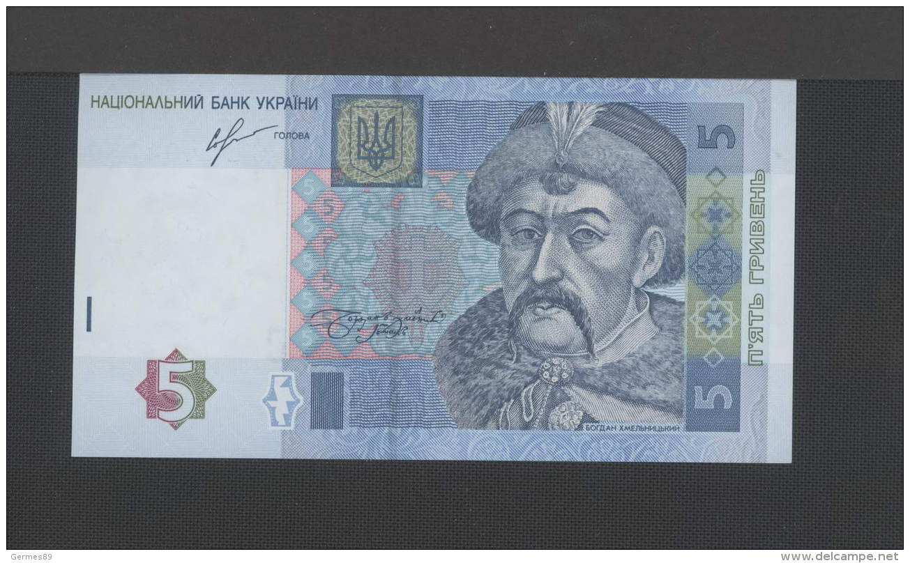 Ukraine 5 (UAH) HRYVNI 2013 UNC Pick Sign.Sorokin - Ukraine