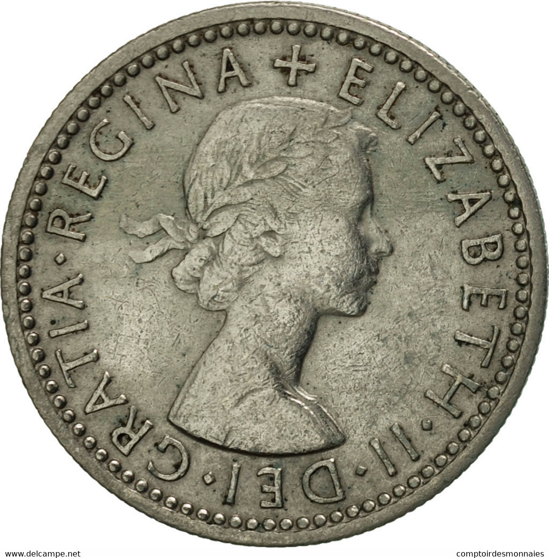 Monnaie, Grande-Bretagne, Elizabeth II, 6 Pence, 1957, TTB, Copper-nickel - H. 6 Pence