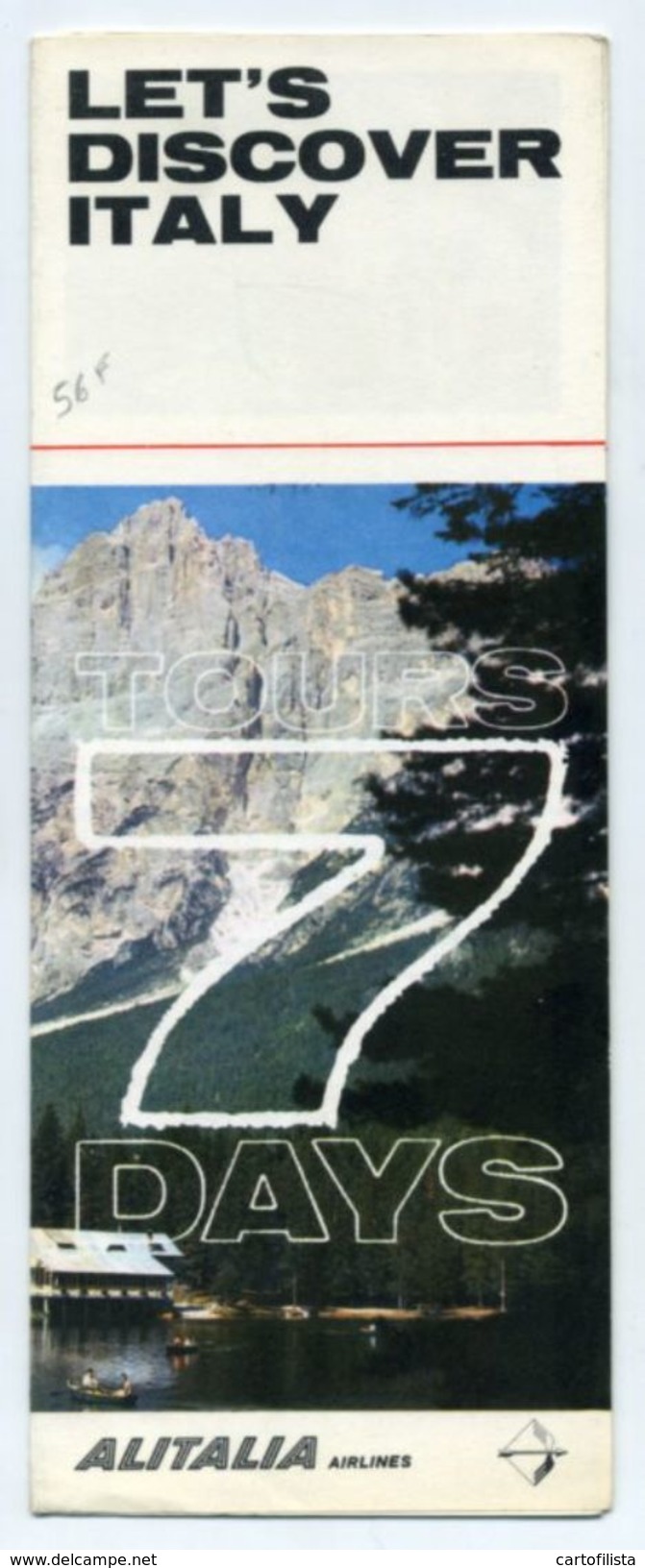 Airways, Airline Company ALITALIA, Tourism In Italy  (3 Scans) - Toeristische Brochures