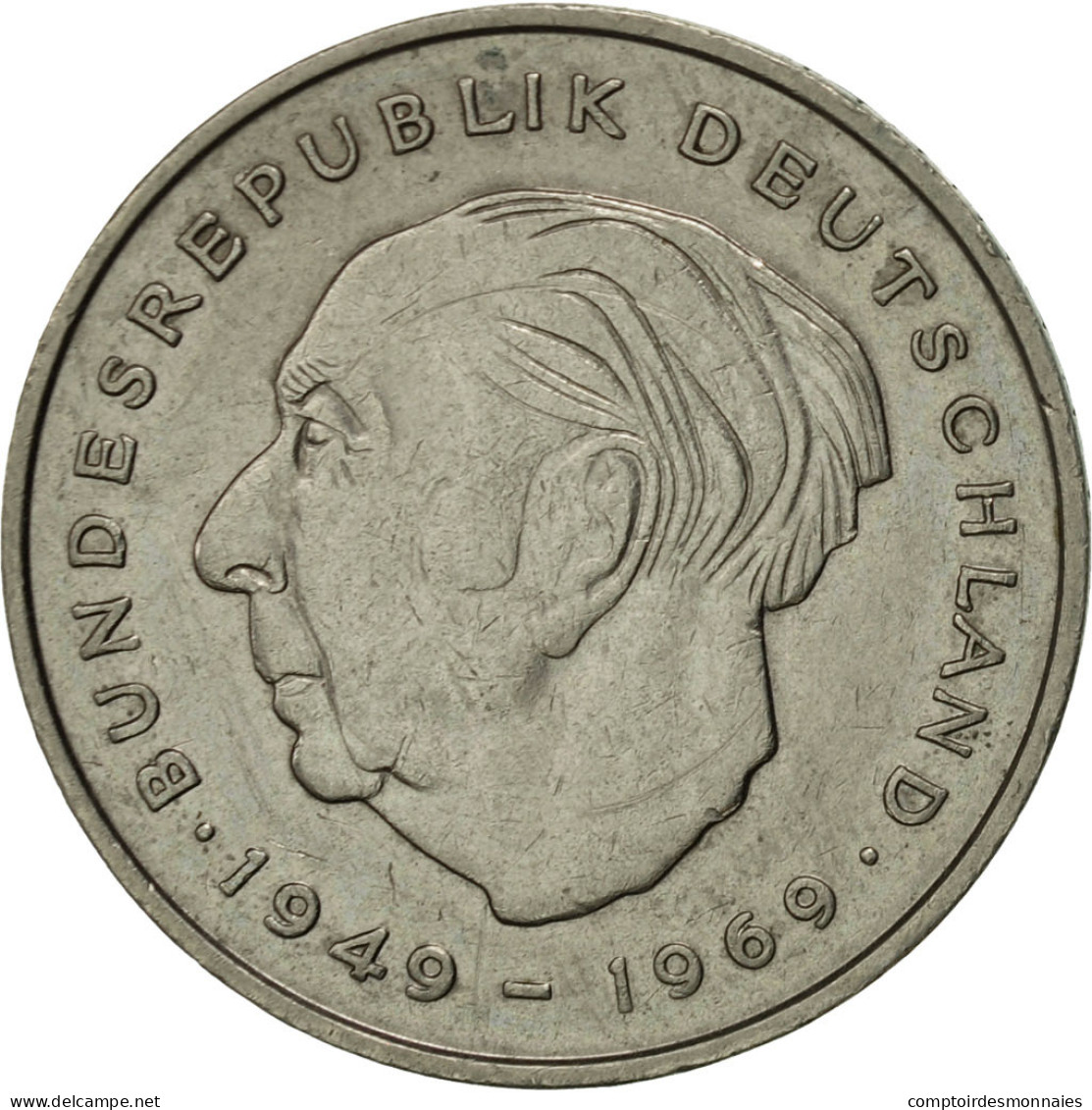 Monnaie, République Fédérale Allemande, 2 Mark, 1973, Munich, TTB+ - 2 Mark