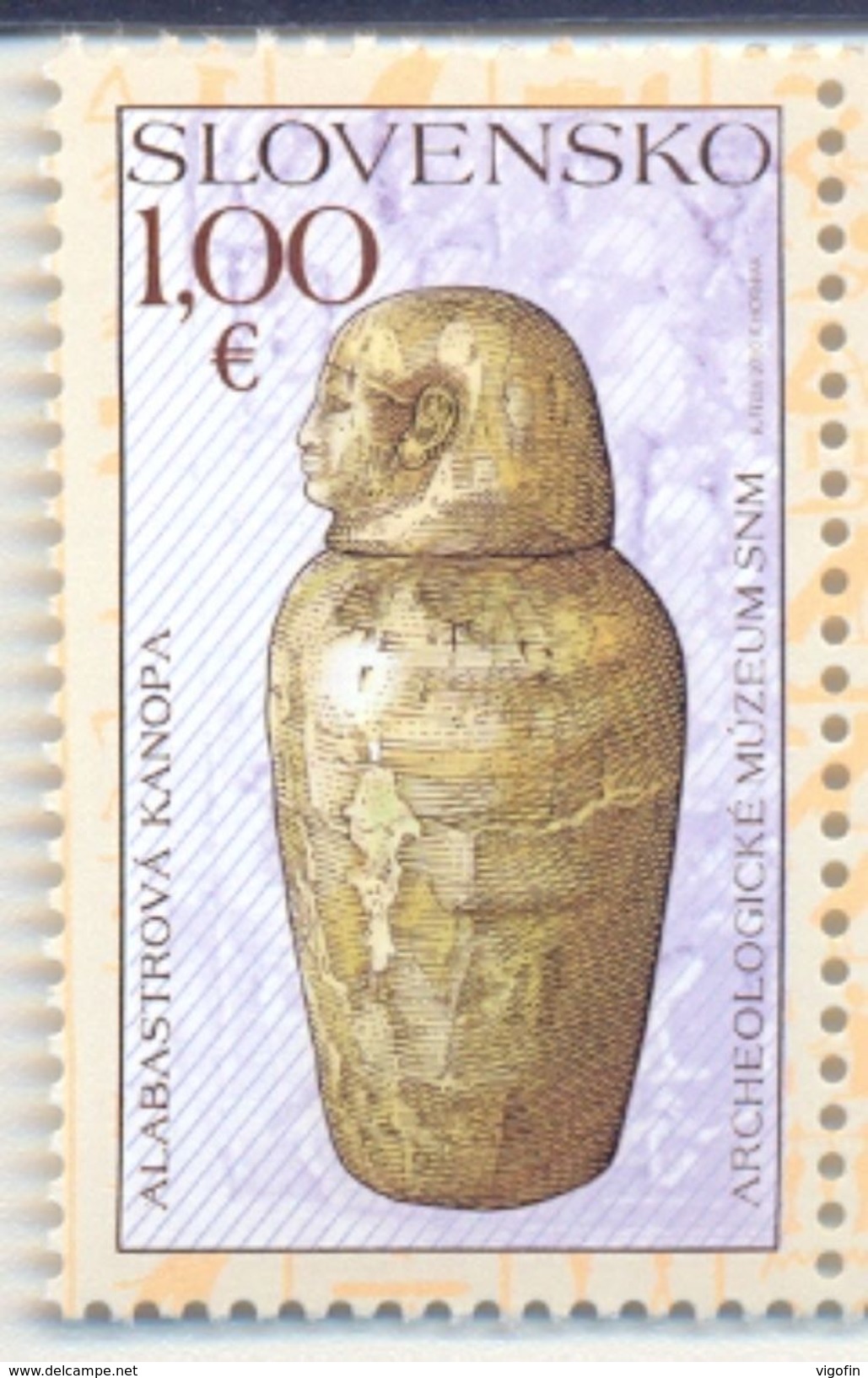 SK 2010-643 JOINT ISSUES WHIT EGYPT, SLOVAKIA, 1 X 1v, MNH - Gemeinschaftsausgaben