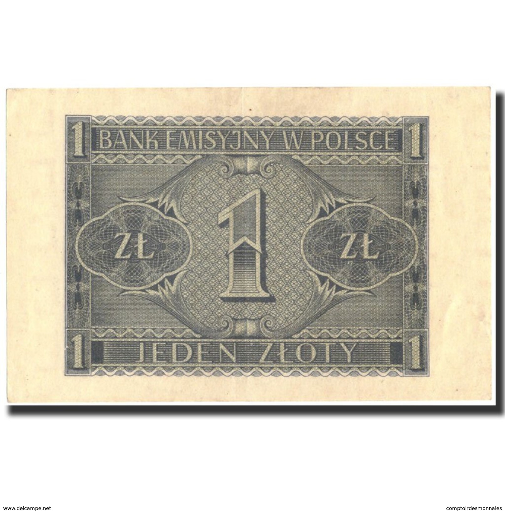 Pologne, 1 Zloty, 1941, 1941-08-01, KM:99, SUP - Pologne