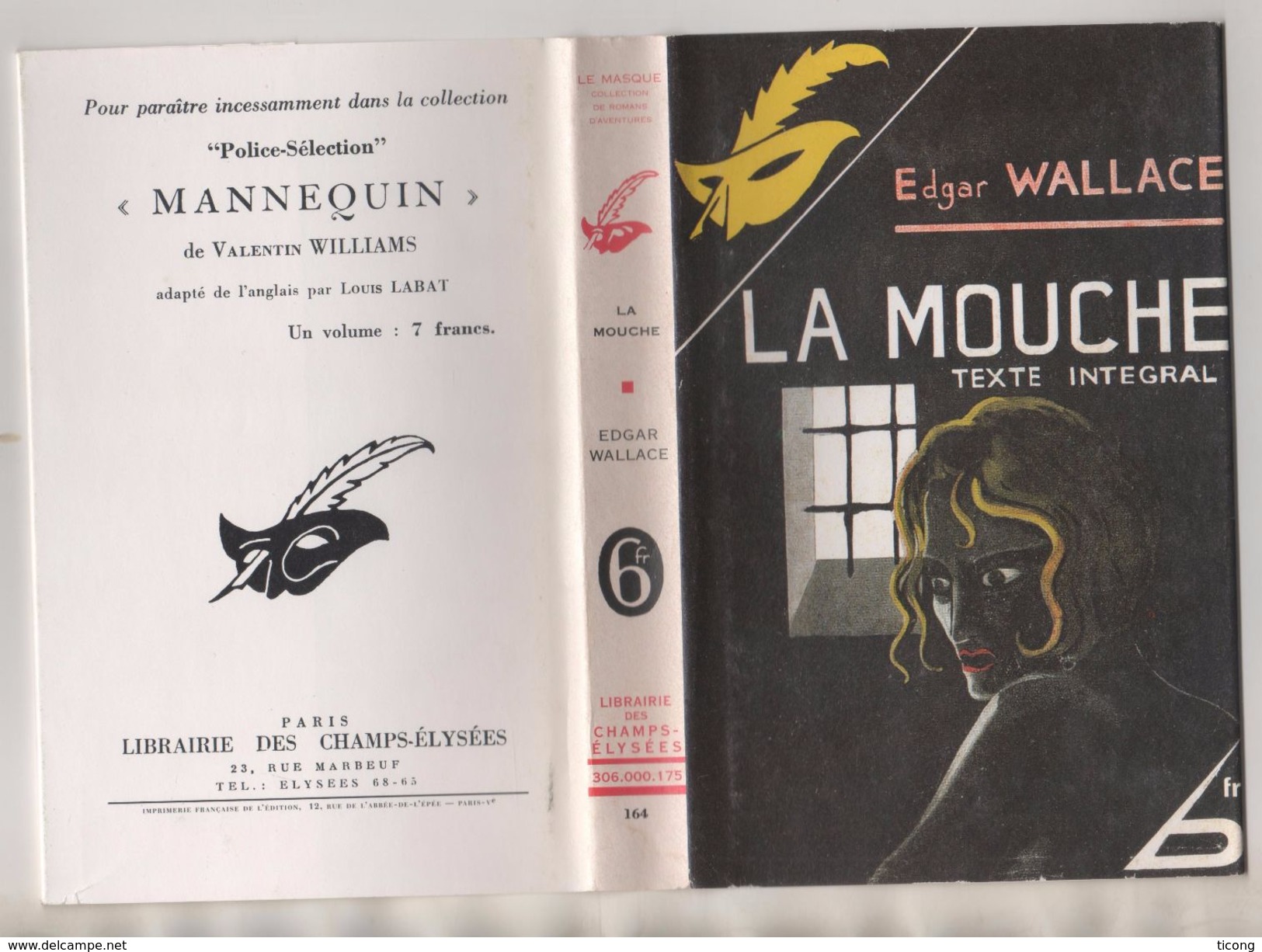 COLLECTOR LE MASQUE ROMANS D AVENTURES 1927 1997 - 3 LIVRES SOUS COLLECTOR CARTONNE - JAQUETTES, CARTONNES - A VOIR - Le Masque