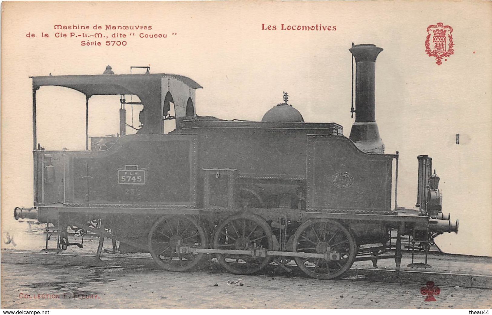 ¤¤  -  Les Locomotives  - Machine De Manoeuvres De La Compagnie P.L.M. Dite " COUCOU "    -  Train , Chemin De Fer - Zubehör